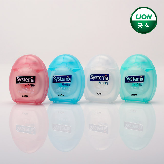 일상에서 간편하게 사용하는 시스테마 스펀지 치실, 40m 6개 세트 추천!